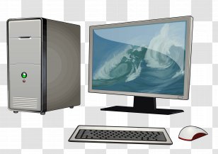 Output Device Desktop Computers Table Personal Computer Hardware - Screen Transparent PNG