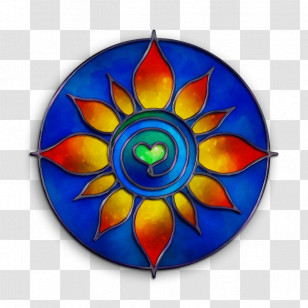 Circle Cobalt Blue / M Cobalt Blue / M Symmetry Window Transparent PNG