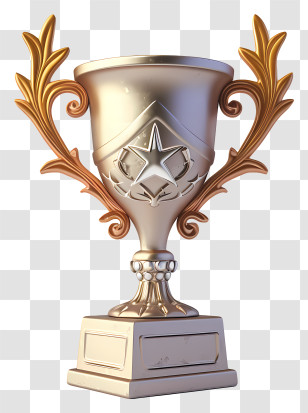 Trophy - Golden Trophy For Winners Transparent PNG
