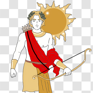 Ancient Greek - Mythological Greek Archer Figure Transparent PNG