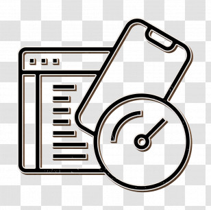 Type Of Website Icon Speed Icon Test Icon Transparent PNG