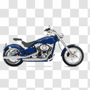 Harley-Davidson Super Glide Softail Motorcycle VRSC - Harleydavidson Flstf Fat Boy - Vector Transparent PNG
