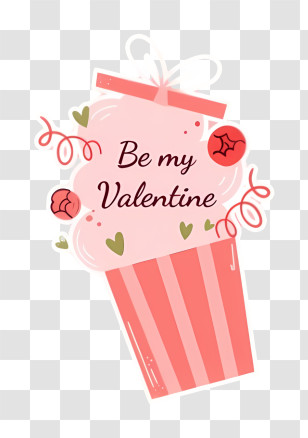 Be My Valentine - Be My Valentine Card Transparent PNG