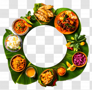 Cheiraoba - Circle Of Diverse Foods Transparent PNG