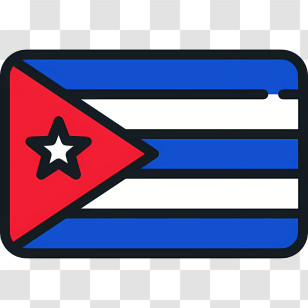 Cuba Flag - Cuban Flag Icon Transparent PNG