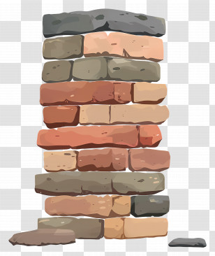Stack Of Bricks - Stacked Brick Wall Transparent PNG