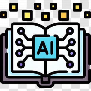 Artificial Intelligence - AI Book Icon Transparent PNG