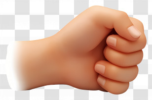 Hand Fist - Fist Emoji Illustration Transparent PNG