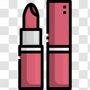 Lipstick - Pink Lipstick Illustration Transparent PNG