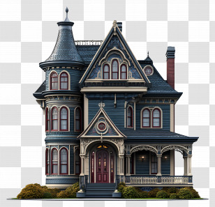 Victorian House - Victorian Style House Transparent PNG