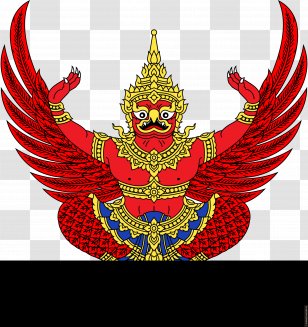 Emblem Of Thailand Garuda National Flag - Symbol Transparent PNG