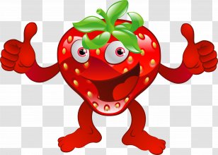 Strawberry Drawing Clip Art - Cartoon Transparent PNG