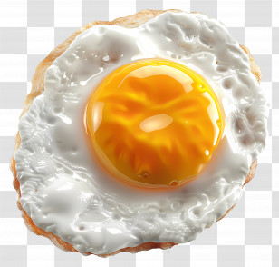Fried Egg - Delicious Fried Egg For Breakfast Transparent PNG
