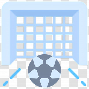 Football Net - Soccer Goal With Ball Transparent PNG