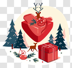 Christmas Gift - Christmas Gifts And Decorations Transparent PNG