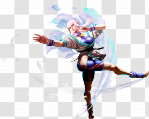 Manon - Martial Arts Fighter Character Transparent PNG