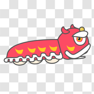 Icon - Chinese Lion Dance Illustration Transparent PNG