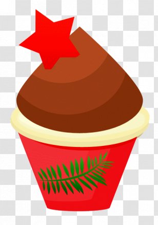 Cupcake Muffin Christmas Cake Clip Art - Food - Muffins Transparent PNG