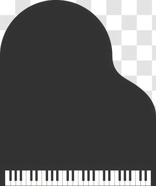 Note - Piano Silhouette Illustration Transparent PNG