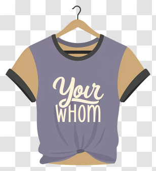 Clothing - Graphic T-shirt On Hanger Transparent PNG