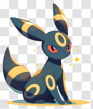 Pokemon Umbreon - Umbreon Pokemon Character Transparent PNG