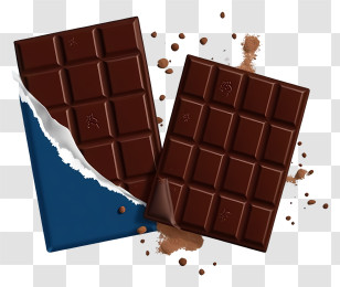Chocolate Bar - Dark Chocolate Bars Illustration Transparent PNG