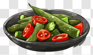 Vegetable Dish - Healthy Vegetable Dish Transparent PNG