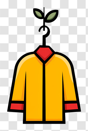 Clothing Logo - Eco-Friendly Hanging Shirt Transparent PNG