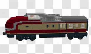 Railroad Car Train Passenger Locomotive LEGO - Motor Vehicle - Express Transparent PNG