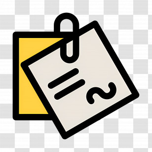 Post It Note - Simple Office Calendar With Date Transparent PNG