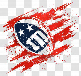 Super Bowl - American Football Flag Illustration Transparent PNG