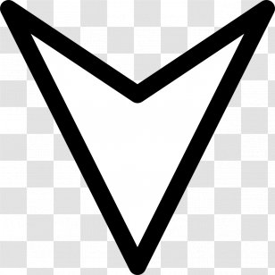 Arrow Clip Art - Triangle - Down Transparent PNG