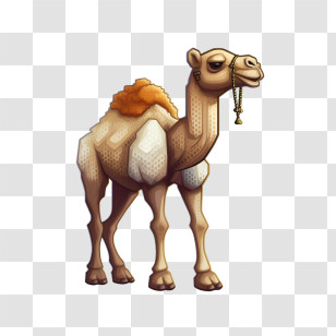Camel - Illustrated Desert Camel Transparent PNG