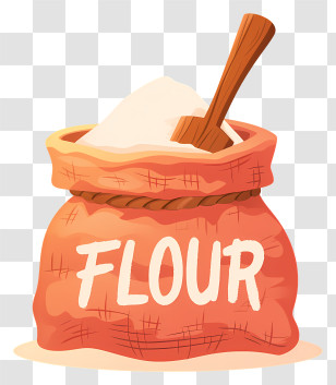 Flour Sack - Bag Of Flour For Baking Transparent PNG
