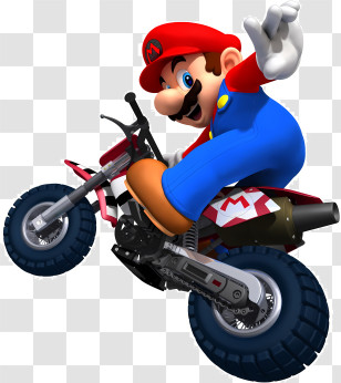 Helmet - Cartoon Character Riding A Racing Bike Transparent PNG