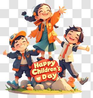 Childrens Day - Happy Children's Day Illustration Transparent PNG