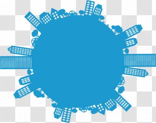 China Responsive Web Design Business Infographic Marketing - World - Blue Vector City Silhouette Transparent PNG