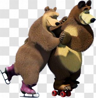 Masha Bear Character Clip Art - And The Transparent PNG