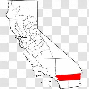 Santa Clara Mendocino County, California Los Angeles Nevada San Mateo - County - Map Transparent PNG
