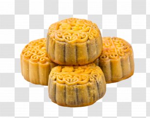 Snow Skin Mooncake Egg Tart Dim Sum Chinese Cuisine - Commodity - Stacked Mooncakes Transparent PNG