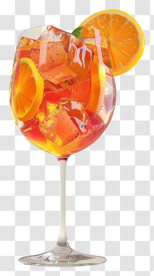 Aperol - Refreshing Orange Cocktail Transparent PNG
