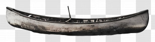 Canoe - Traditional Wooden Canoe Transparent PNG