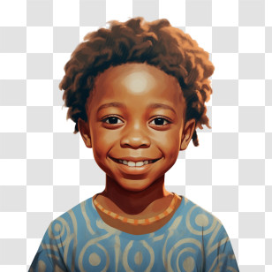 African Child
 - Smiling Child Portrait Transparent PNG