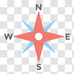 Compass Logo - Compass Rose Symbol With Direction Indicators Transparent PNG