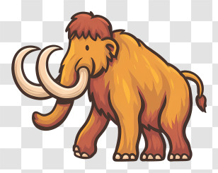 Woolly Mammoth Logo - Woolly Mammoth Illustration Transparent PNG