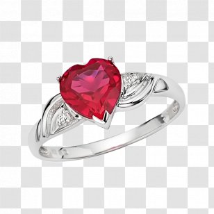 Ring Heart Jewellery Cubic Zirconia Transparent PNG