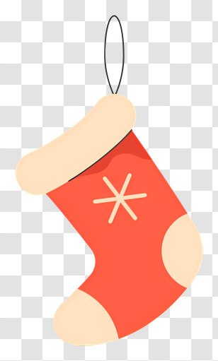 Christmas Stocking - Red Christmas Stocking Transparent PNG