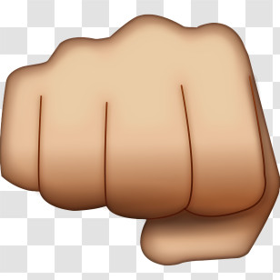 Emoji - Clenched Fist Emoji For Expression Transparent PNG