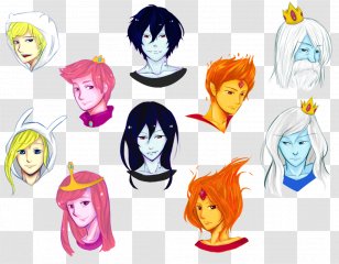 Flame Princess Bubblegum Marceline The Vampire Queen Fan Art Fandom - Watercolor Transparent PNG