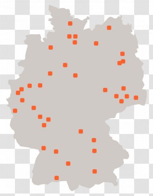 Germany Map - Flag Of Transparent PNG